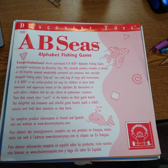 Discovery Toys - ABCs Alphabet Fishing Game - Picture 2 of 5